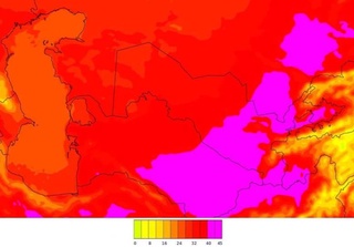 Узгидромет: шаҳрвандони Ӯзбекистонро аз болоравии ҳарорати ҳаво то +45 дараҷа огоҳ кард