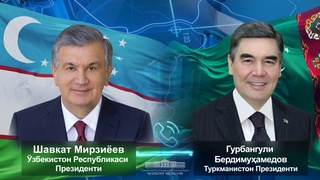 Президенти Туркманистон Президенти Ӯзбекистонро самимона табрик гуфт