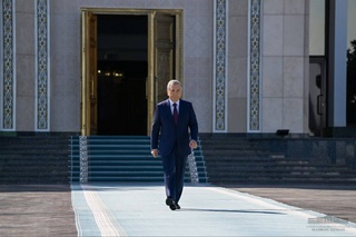 The President of Uzbekistan departs for Kazakhstan
