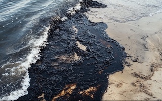 Зона загрязнения мазутом на побережье Краснодарского края после аварии танкеров выросла почти до 50 километров