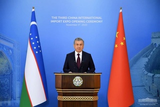 Speech by President Shavkat Mirziyoyev to the opening ceremony of the third China International Import Expo 2020