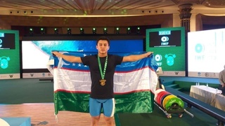 Диёрбек Эрматов завоевал «золото» на ЧМ по тяжелой атлетике среди юниоров