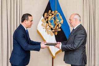 Өзбекстан елшісі Эстония Президентіне сенім грамотасын тапсырды