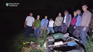 Sirdaryodan 36 turdagi baliqlarni noqonuniy ovlaganlar qoʻlga olindi
