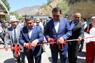 Шахимарданда Құрбан көліне алып барушы аспалы көпір жолының ашылу салтанаты өтті