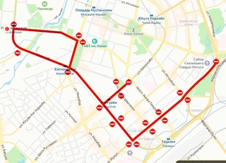 Toshkent shahridagi ayrim koʻchalar bugun va ertaga yopiladi