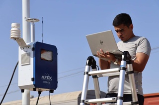 АО «Navoiyazot» устанавливает экологические посты на территориях города Навои и Карманинского района