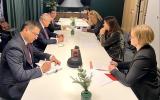 Абдулазиз Комилов Швеция Ташқи ишлар вазири билан учрашувди