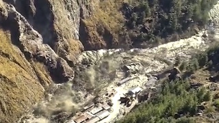 Сход ледника в Индии: около 170 числятся пропавшими