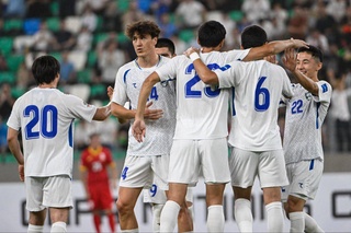 Узбекистан в большинстве забил четыре безответных гола Кыргызстану