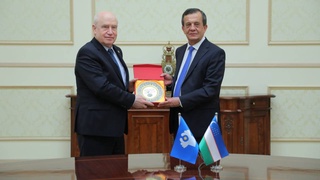 В Центризбиркоме состоялась встреча с Генеральным секретарем СНГ Сергеем Лебедевым