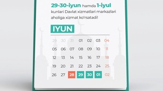 Davlat xizmatlari markazlari dam olish kunlari ham ishlaydi