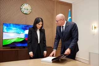 Саида Мирзиёева провела встречу с заместителем Председателя Правительства Российской Федерации Дмитрием Чернышенко