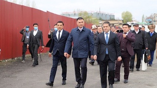 Делегация Джалал-Абадской области Кыргызстана знакомится с Наманганской областью