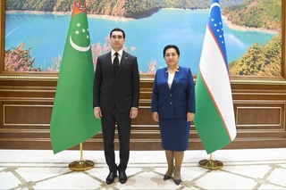 Ўзбекистон Сенатида Туркманистон Президенти билан учрашув бўлиб ўтди