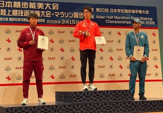 Расулбек Дилмуродов завоевал бронзовую медаль на чемпионате Азии по спортивной ходьбе