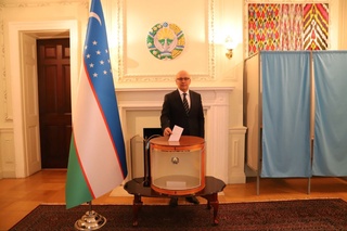 Vashingtonda O‘zbekiston prezidenti saylovi uchun ovoz berish jarayoni davom etmoqda