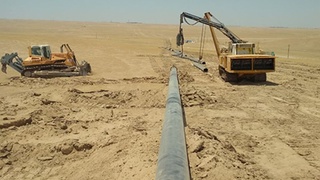 “Shoʻrtan” konida yangi gaz quvuri hamda gazni dastlabki tayyorlash qurilmasining qurilish ishlari boshlandi