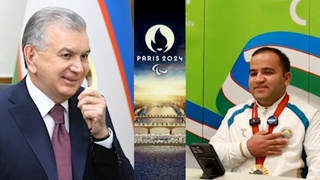 Президент икки карра паралимпия чемпиони билан телефонда мулоқот қилди