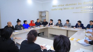 Состоялся открытый диалог в управлении по делам семьи и женщин Наманганской области