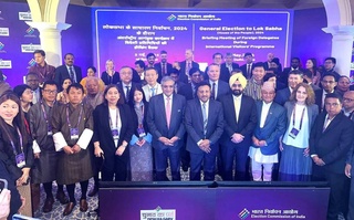 Ҳайати КМИ Ӯзбекистон ба ҳайси нозири байналмилалӣ дар интихоботи парлумонии Ҳиндустон ширкат кард