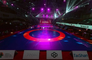 The Asian Wrestling Championship starts in Amman