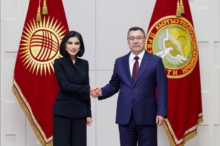 Саида Мирзиёева Қирғизистон Президенти билан учрашди