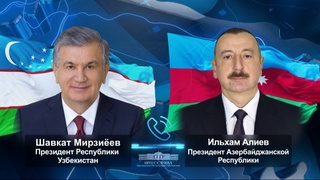 Өзбекстан ҳәм Әзербайжан жетекшилери еки тәреплеме қатнасықлардың әҳмийетли мәселелерин көрип шықты