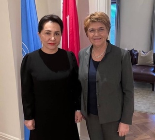 Танзила Нарбаева Швейцария Конфедерацияси Президенти билан музокара ўтказди