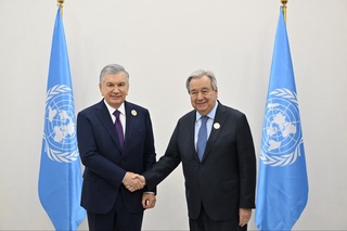 Өзбекстан Президенті БҰҰ Бас хатшысымен кездесті