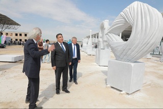 21 works of art dedicated to ecology were created at the International Sculpture Symposium in Tashkent