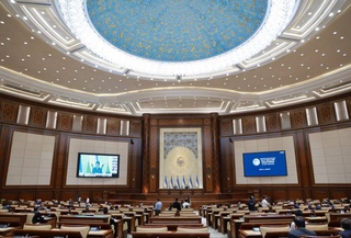 Информация о первом дне девятого пленарного заседания Сената Олий Мажлиса Республики Узбекистан