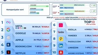 Ўзбекистонда электрон хизматлар кўрсатувчи хорижий компаниялар 44,8 млрд сўм солиқ тўлаган