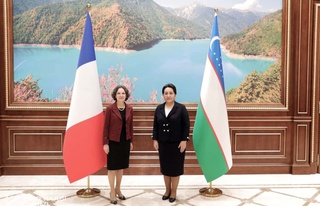 Олий Мажлис Сенати Раиси Франциянинг Ўзбекистондаги Элчиси билан учрашди