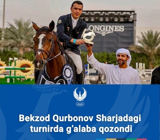 Ҳамюртимиз от спорти бўйича халқаро турнирда ғалаба қозонди