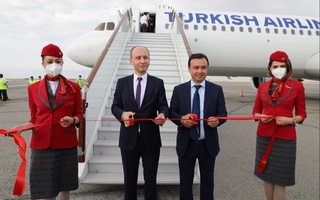 “Түрік әуе жолдары” Стамбулдан Ферғанаға алғашқы самғауын жүзеге асырды