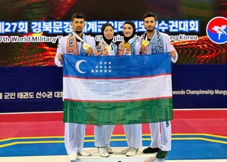 Военные таэквондисты Узбекистана блестяще выступили на чемпионате мира