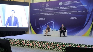 Тошкентда «Преференциялар бош тизими плюс («GSP+») доирасида Ўзбекистон ва ЕИ ўзаро ҳамкорлиги» семинари бўлиб ўтди