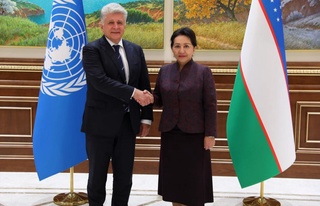 Сенат Раиси БМТ Бош котибининг сиёсий масалалар бўйича ёрдамчисини қабул қилди