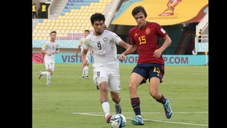 Молодежка Узбекистана U17 сыграла вничью с Испанией и вышла из группы в плей-офф чемпионата мира