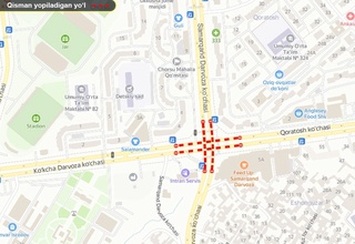 Ayrim koʻchalarda transport harakati cheklanadi