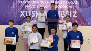 В Навои завершился областной этап соревнований по настольному теннису «Кубок махалли»