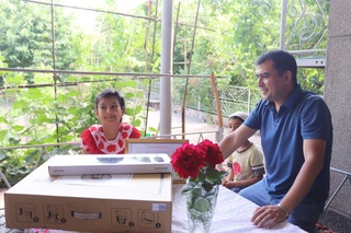 Imkoniyati cheklangan bolalarga kompter berildi