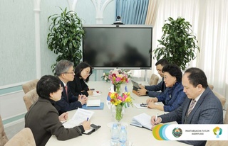 Агриппина Шин Корея Республикасининг Элчиси жаноб Ким Хи Сан билан учрашув ўтказди