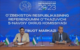 Состоялся очередной брифинг председателя окружной комиссии