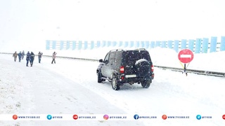 Введено ограничение на дороге 4Р6 «Ташкент – Чирчик – Чимган»