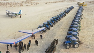 Orol dengizining qurigan tubida oʻrmonzorlashtirishning navbatdagi mavsumi boshlandi