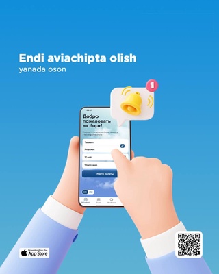 O‘zbekistonda aviachiptalarni sotib olish yanada osonlashdi