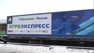 В Россию из Узбекистана прибыл первый «Агроэкспресс» с грузом овощей и фруктов