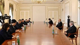 Speaker of the Legislative Chamber of the Oliy Majlis met with the President of Azerbaijan